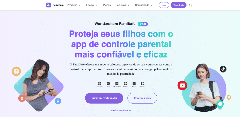 aplicativo para controlar celular dos filhos grátis