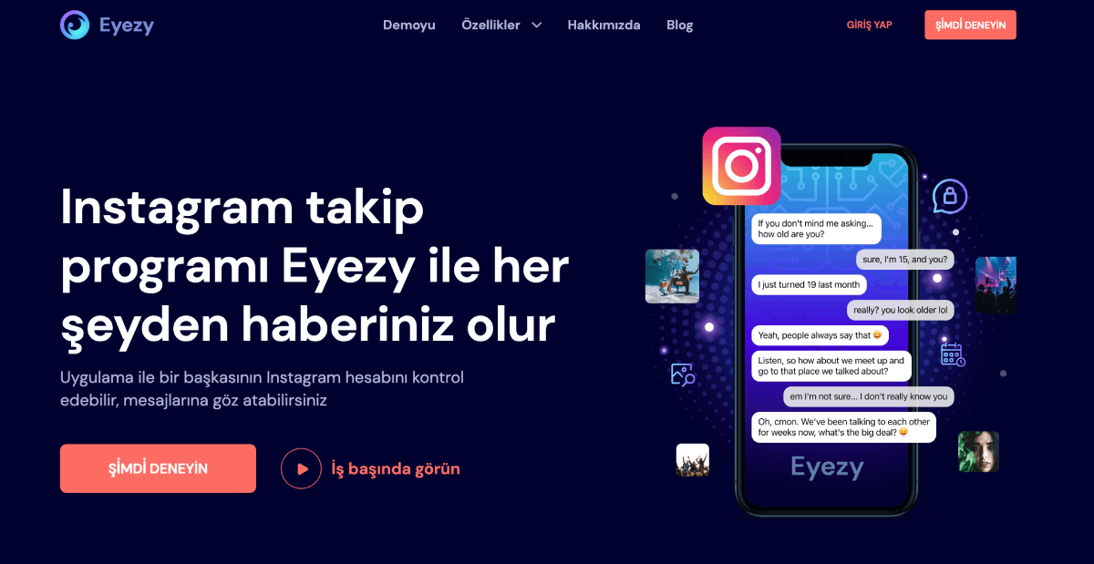 Instagram takip programı Eyezy